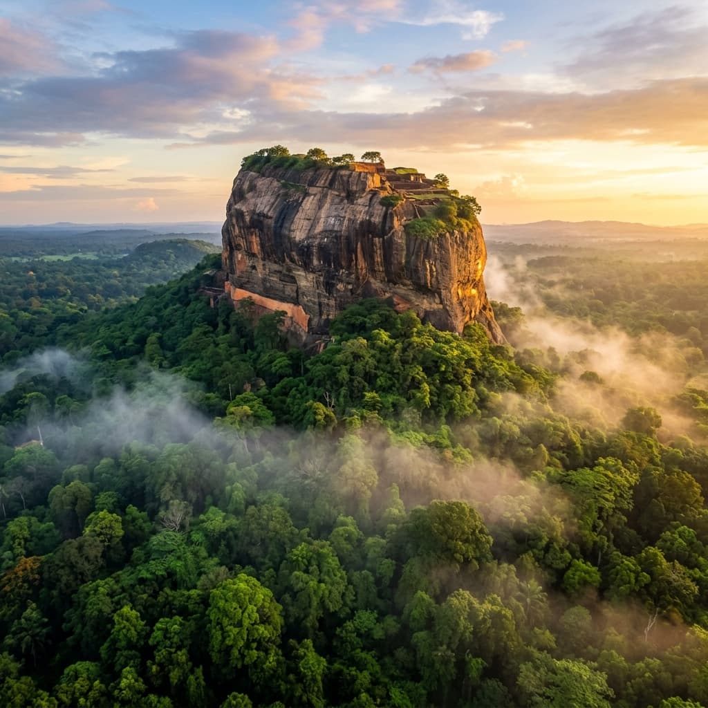 Sigiriya, Sri Lanka — Ancient rock fortress